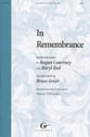 In Remembrance SATB choral sheet music cover